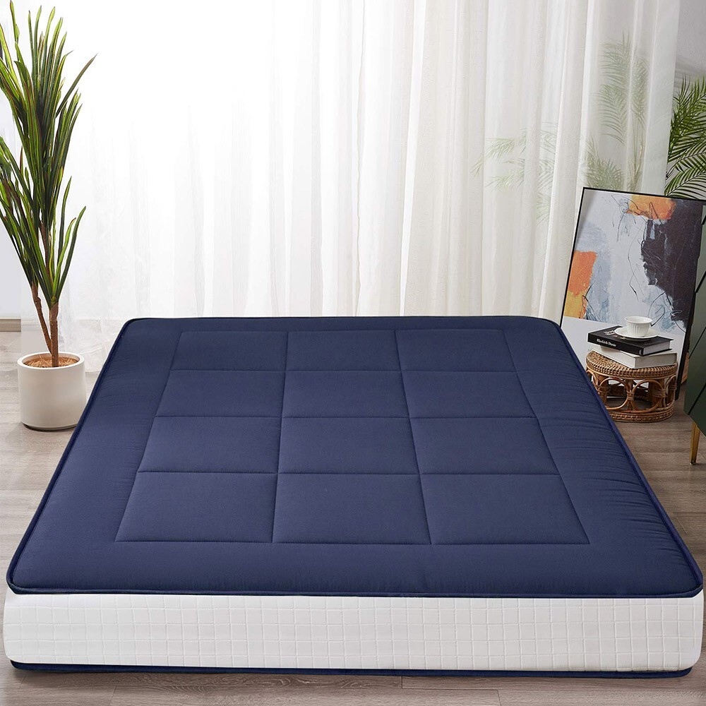8» Extra Thick Japanese Floor Futon Mattress Folding Sleeping Floor Guest Pad