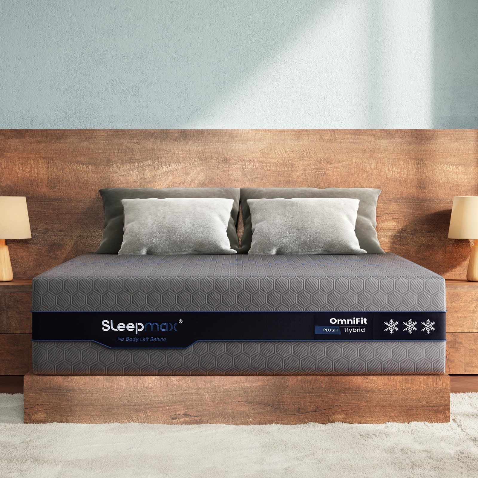 14 Inch Queen Plush Hybrid Mattress Cooling Ergonomic Pain Relief