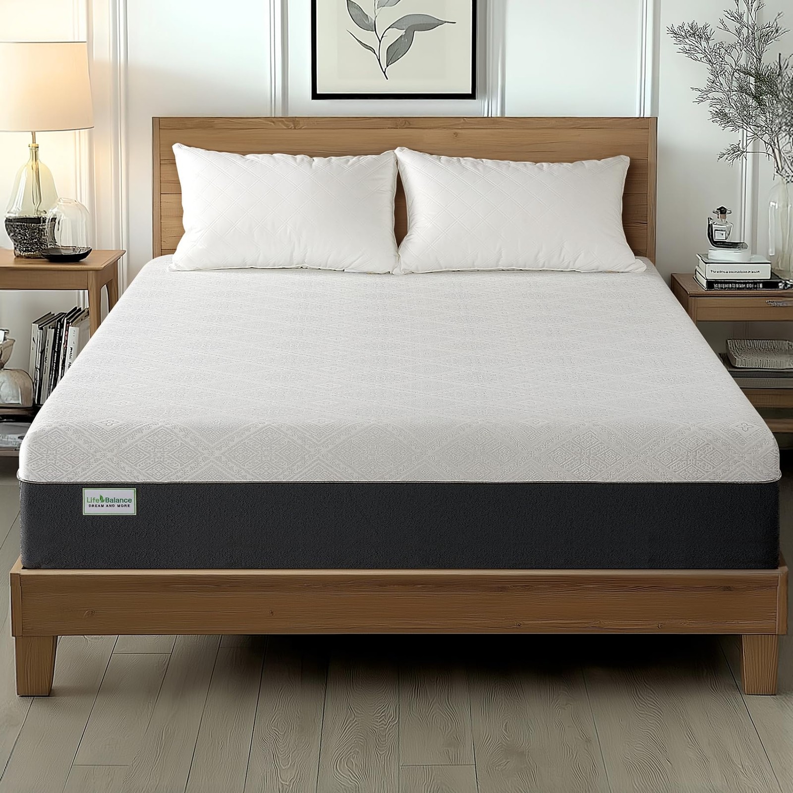 12 Inch King Memory Foam Mattress for Pressure Relief, Cooling Gel Memory Foa…