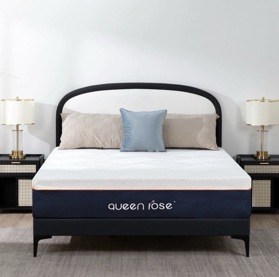 Queen Rose 10 inch Full Size Last Foam Memory Foam Mattress in a Box, MediumFirm