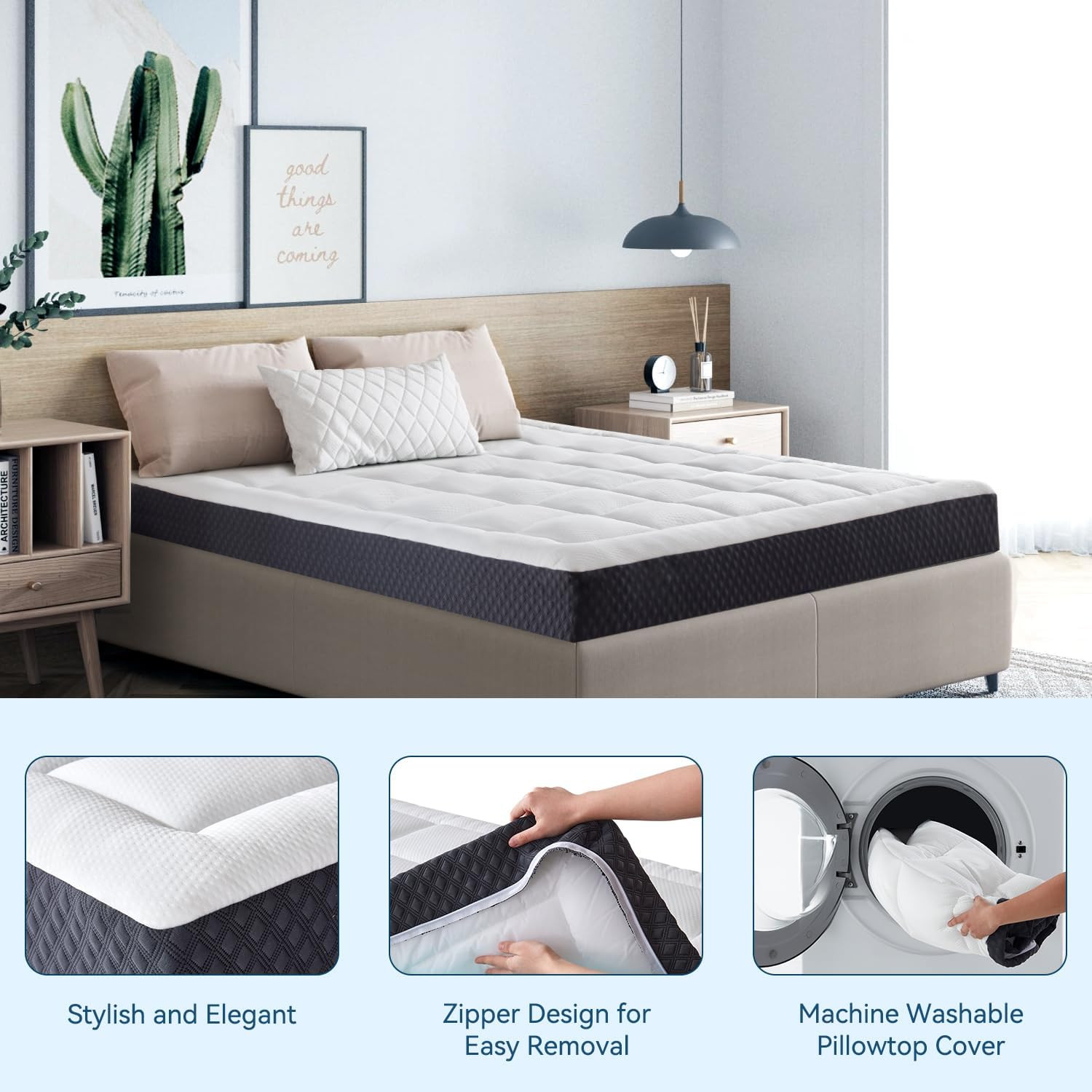 6″ Twin Gel-Memory Foam Mattress for Kids & Adults, CertiPUR-US Certified