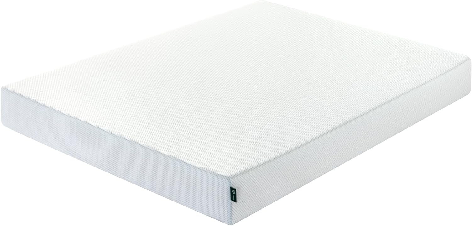 ZINUS 8 Inch Green Tea Cooling Memory Foam Mattress [New Version], Full, White