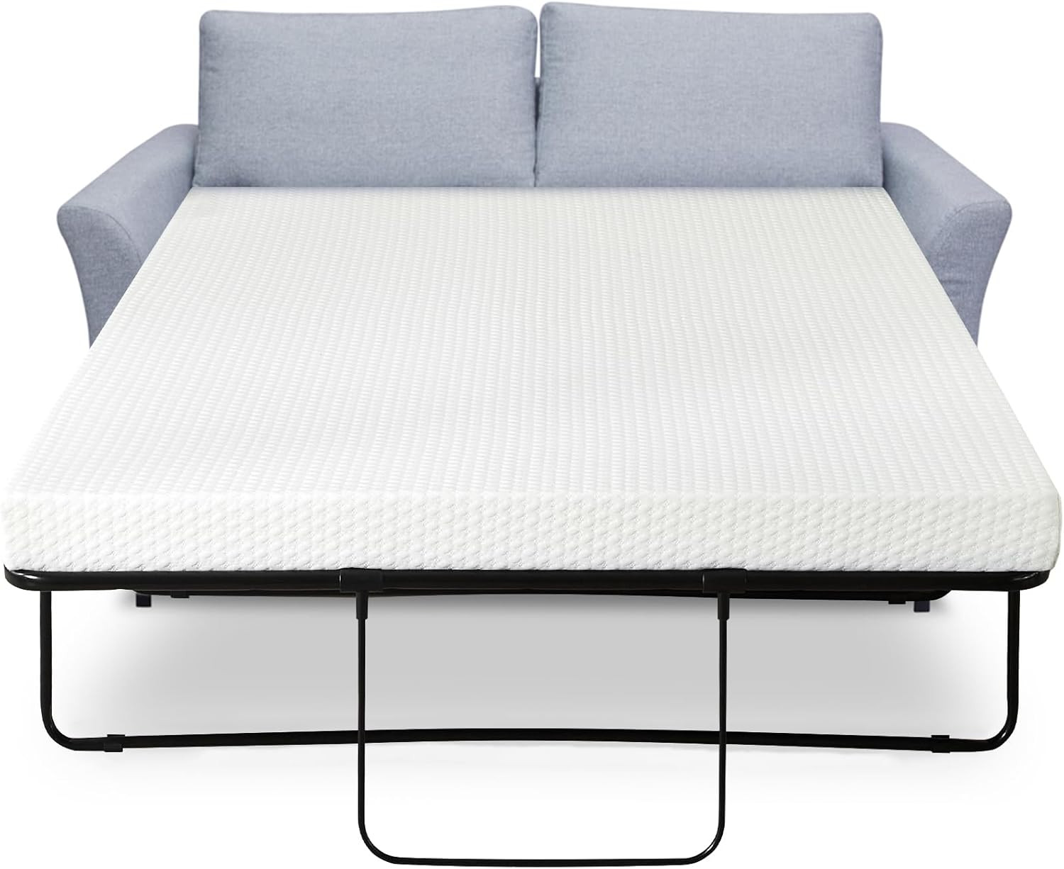 4″ Queen Sofa Mattress with Washable Cover for RVs, Daybeds & Guest Rooms