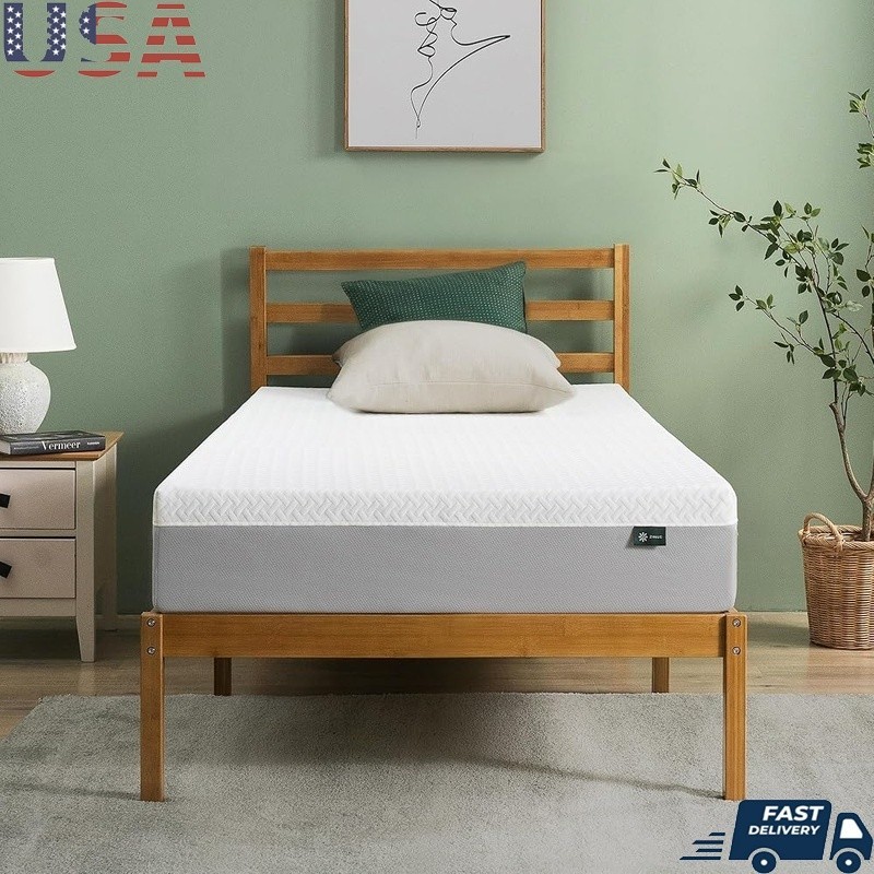 Airflow Memory Foam Mattress Green Tea Freshness Pressure Relief Safe Materials