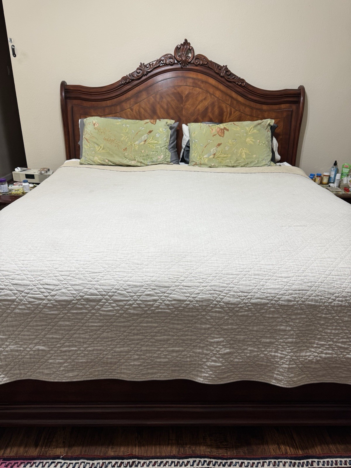 Sleep Number 5000 Select Comfort King Adjustable Firmness Air Mattress w/frame