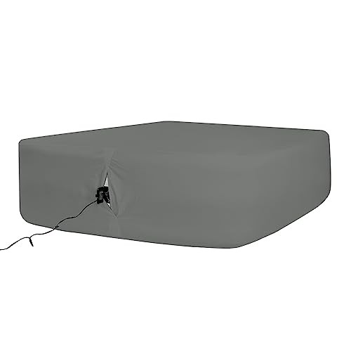 Bedecor Sábanas de cama de aire para funda de colchón, Completo Gris Oscuro