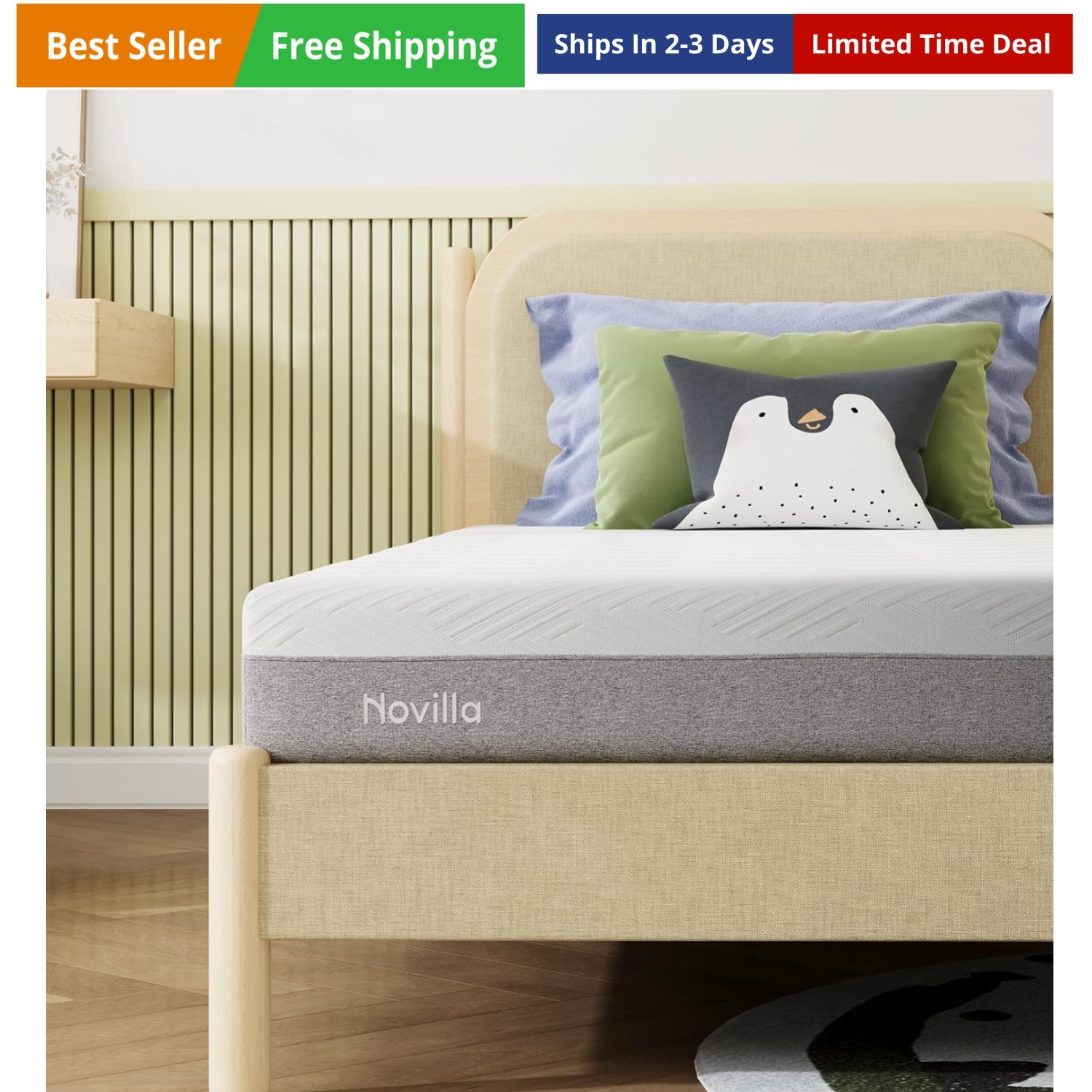 Twin Mattress 6 Inch, Gel Twin Memory Foam Mattressess in a Box for Supportiv…