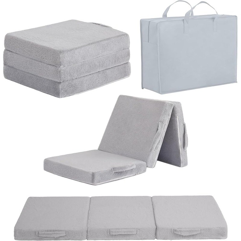 Children’s Folding Sofa Bed Portable Trifold Mattress Kids Easy Storage New