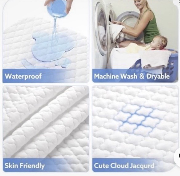 NEW SEALED pack And Play 38x26x1 Mattress With Removable Cover