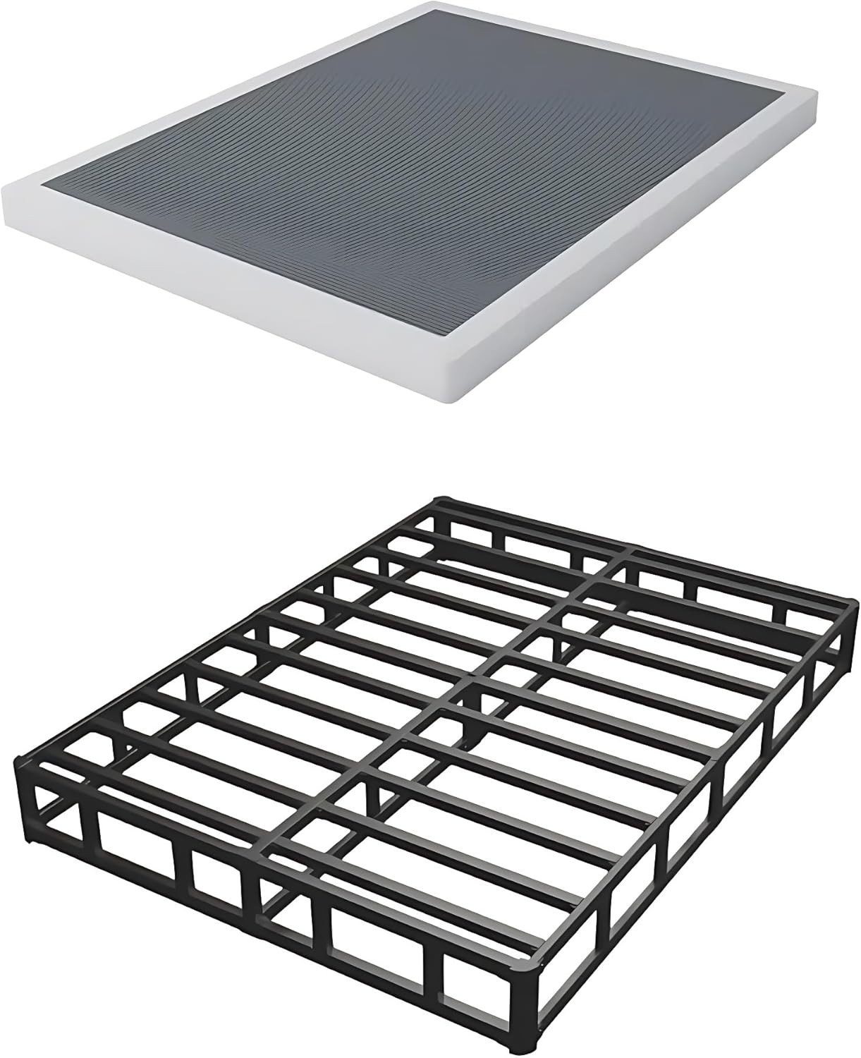 8 Inch King Size Box Spring, Heavy Duty Metal Mattress Foundation