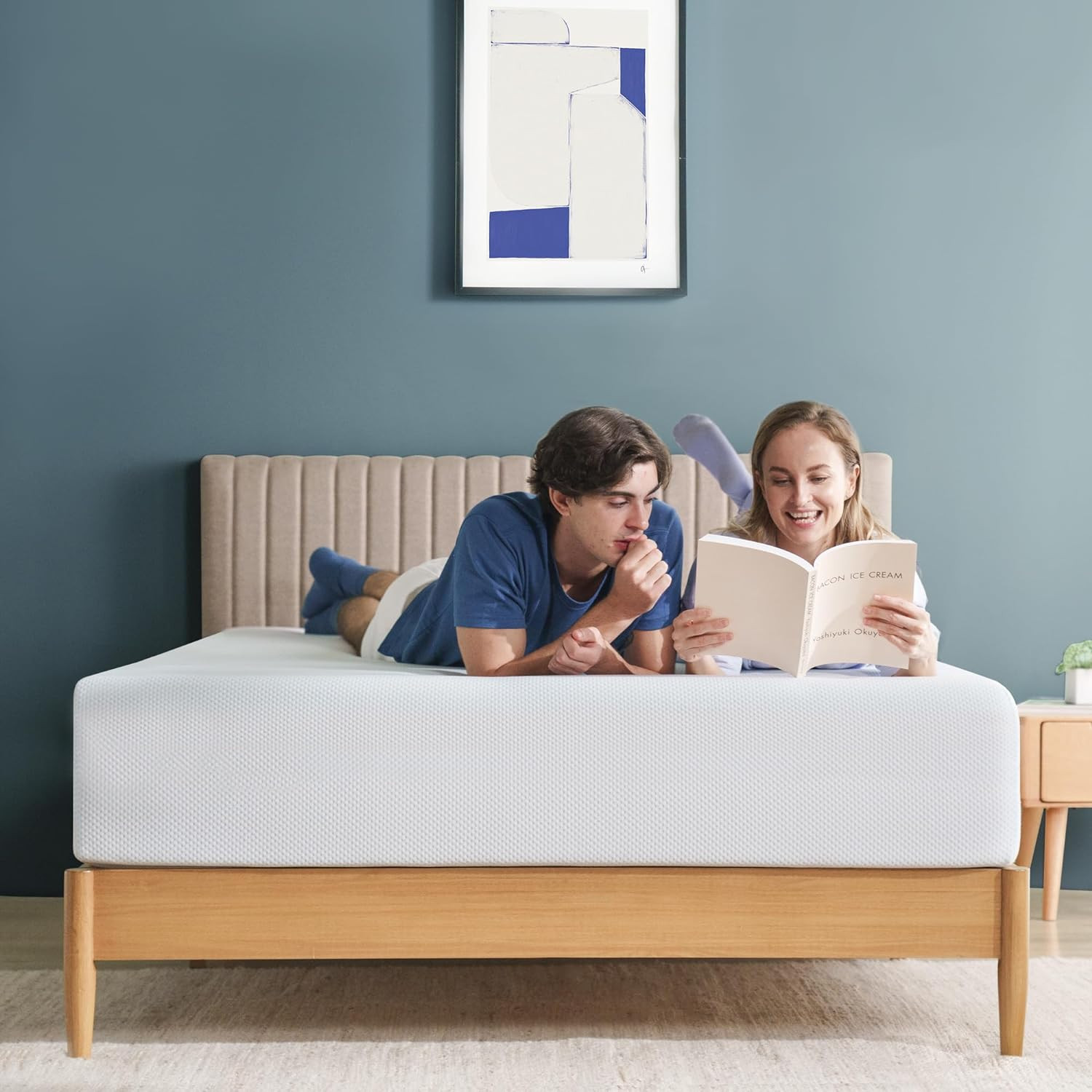 10 Inch Green Tea Cooling Memory Foam Mattress [New Version], King, Fiberglass F