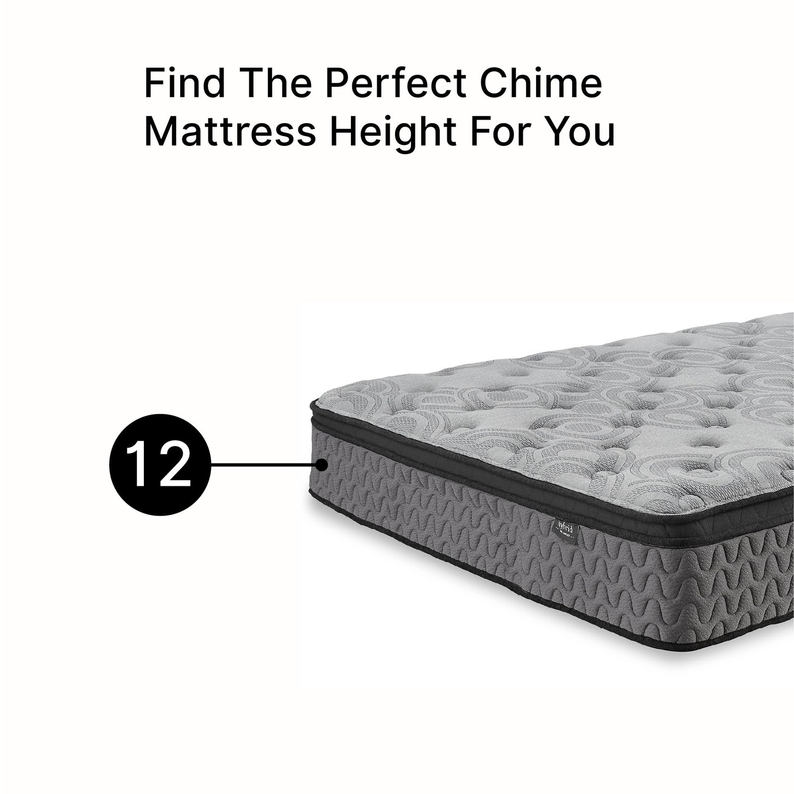 Twin Size Augusta2 Mattress 12 Inch Euro Pillow Top Hybrid Mattress with Lumb…
