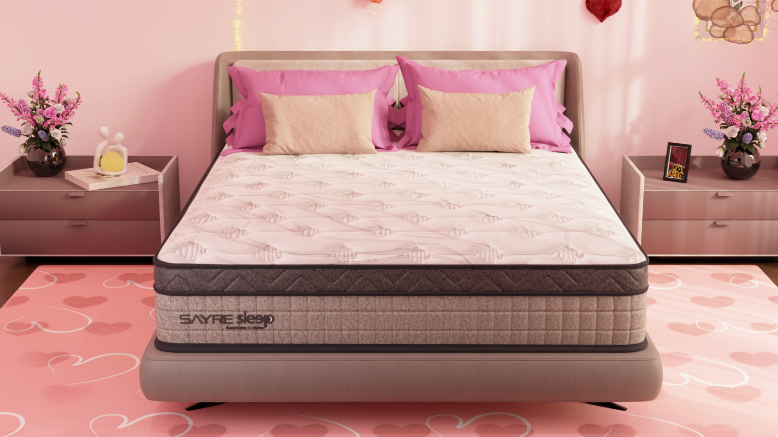 Hybrid Mattress 10″ / 12″ – Medium Firm – Sleep Better From Night One