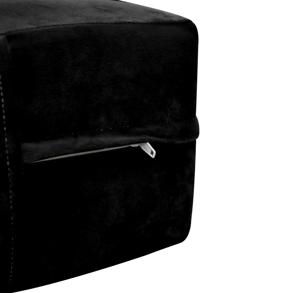 Knife Edge 6″ Twin Size 75x39x6 Velvet Indoor Daybed Mattress |COVER ONLY|-AD374