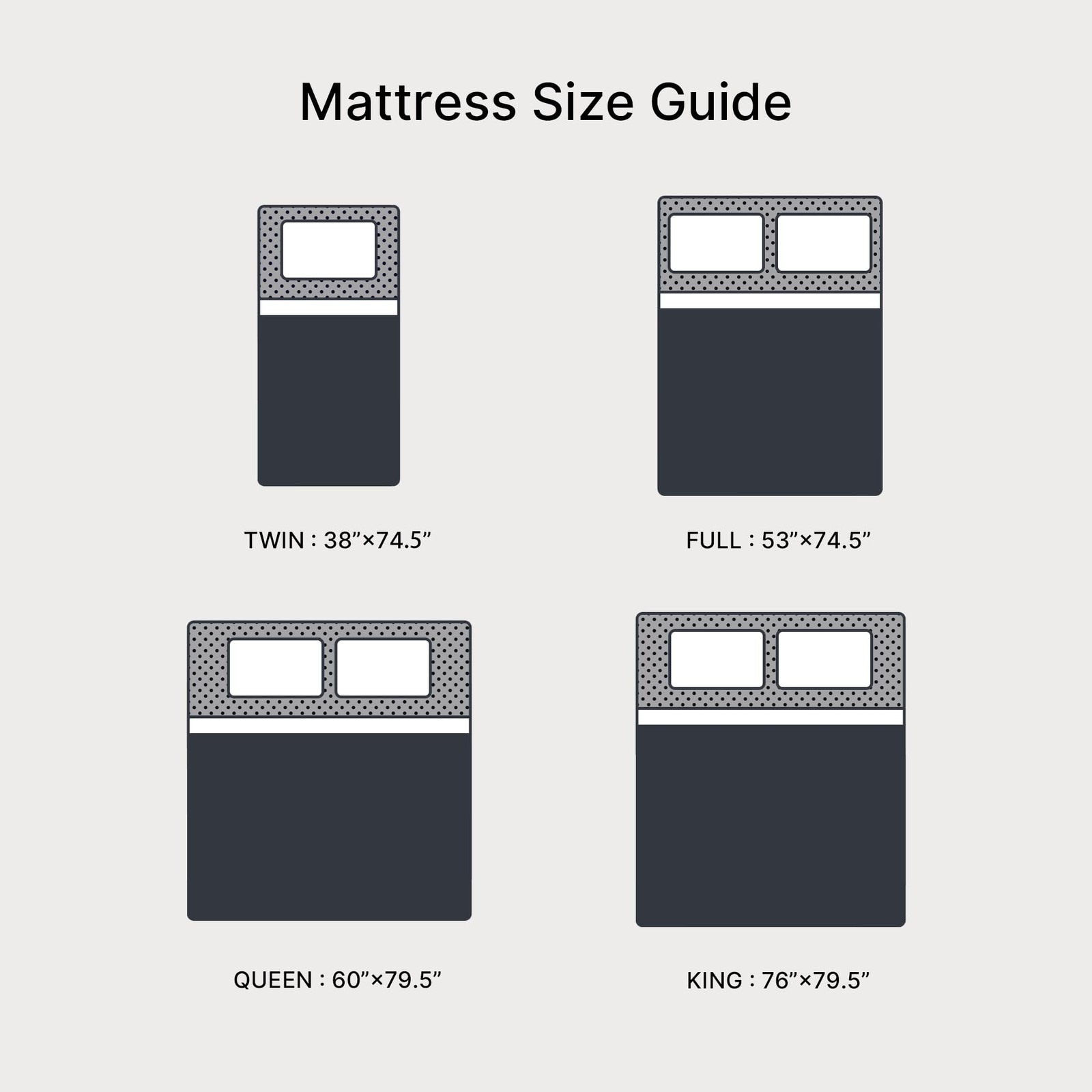 Mattress Full Size 8 Inch Gel Memory Foam Medium Firm Chime White M72621 Design