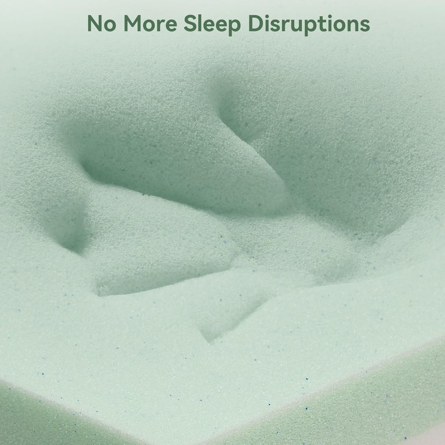 14″ Twin XL Green Tea Gel Memory Foam Mattress – Cooling & Pressure Relief