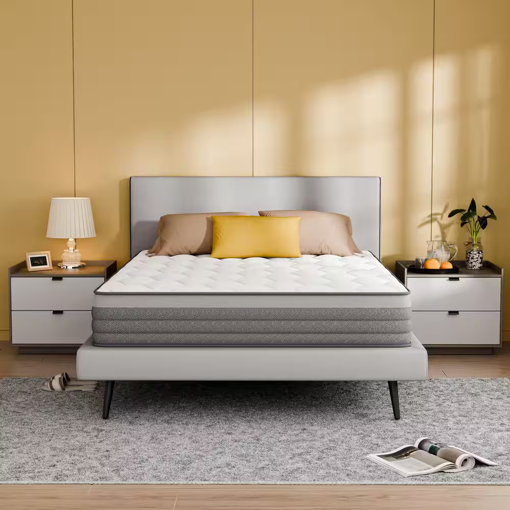Hybrid Series Queen Medium Cooling Memory Foam 10 In. Bed-In-A-Box Mattress