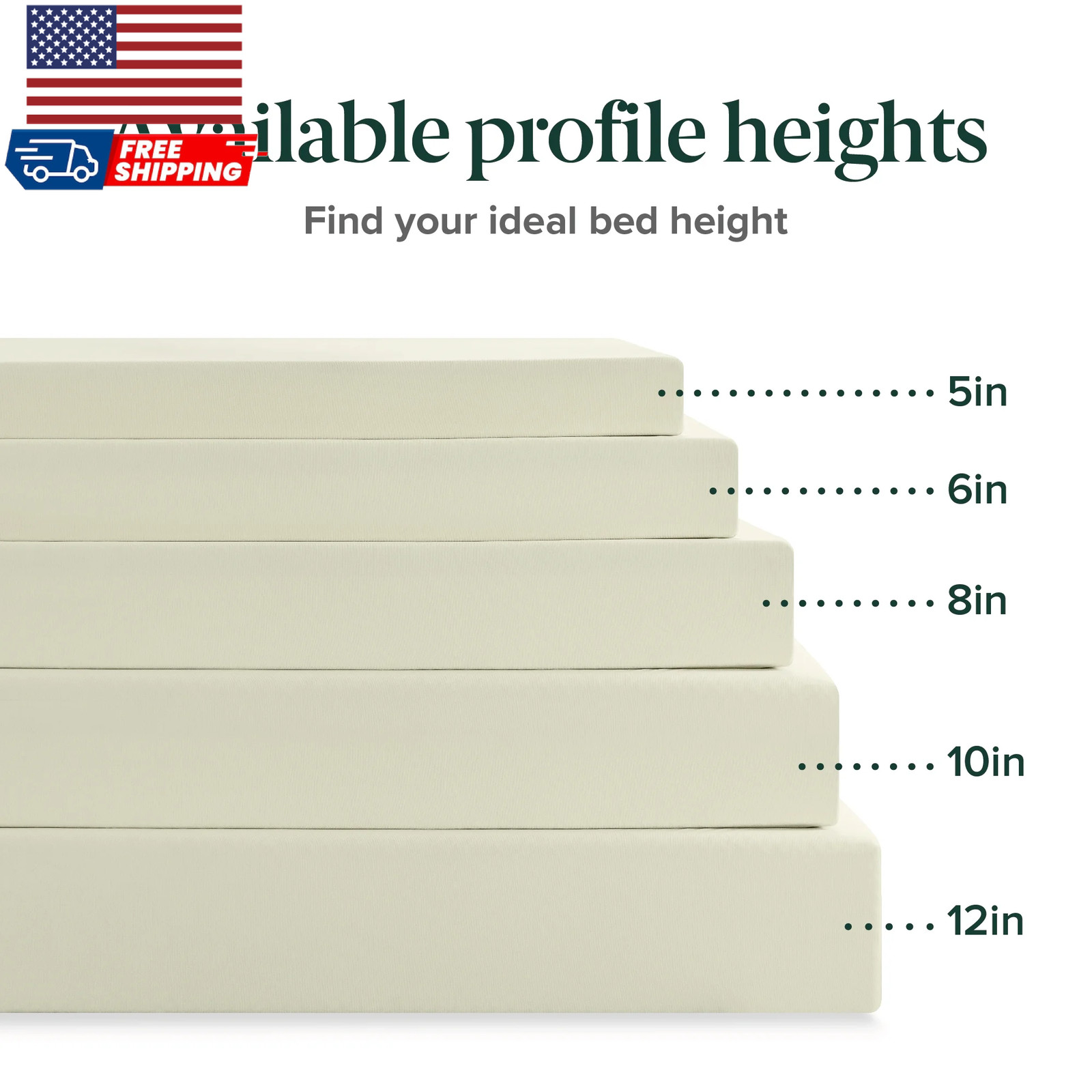 10″ Zinus Cooling Airflow Gel Memory Foam Mattress In A Box Bedding Full Size