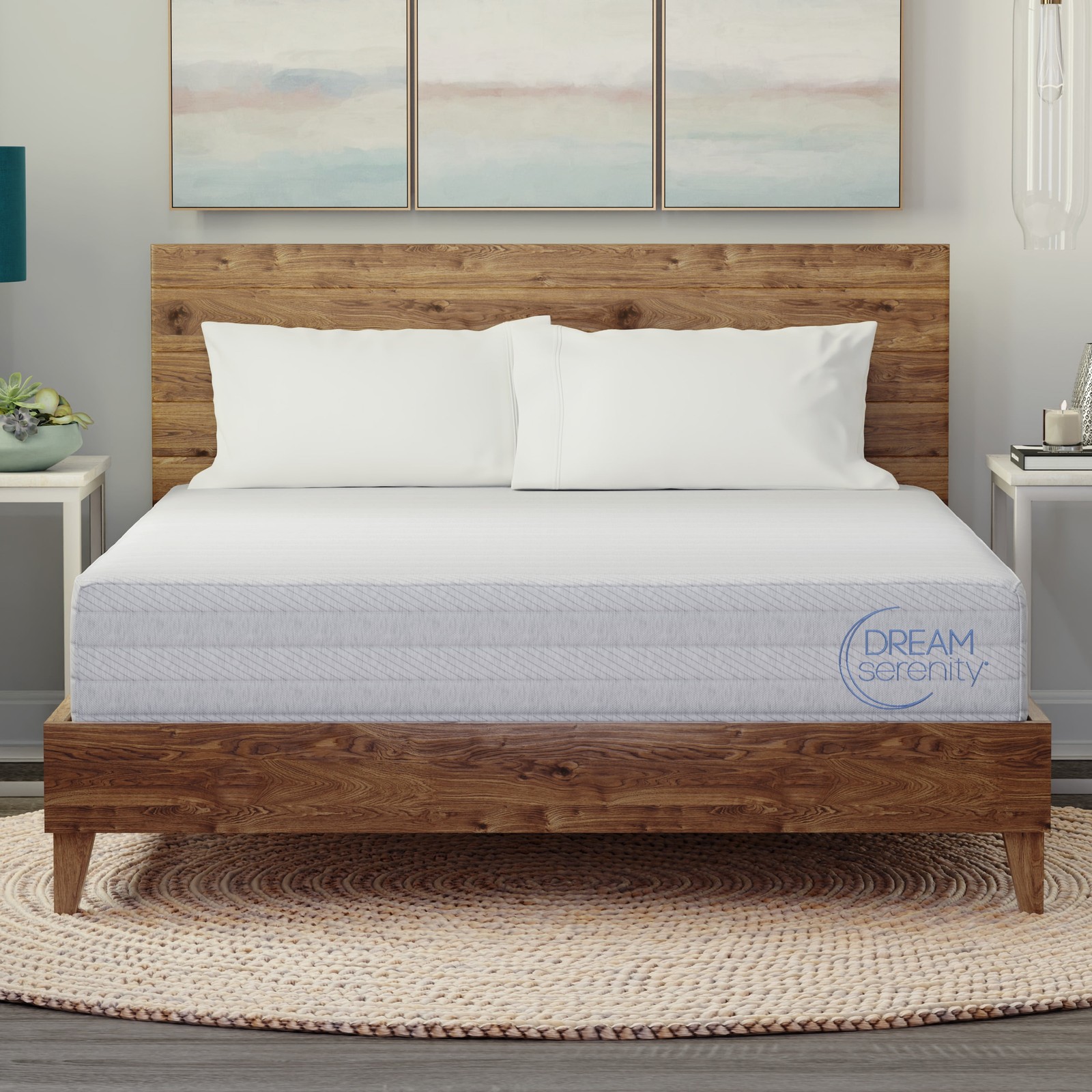 Dream Serenity Restorative 10″ Gel Memory Foam Mattress, Firm, TXL