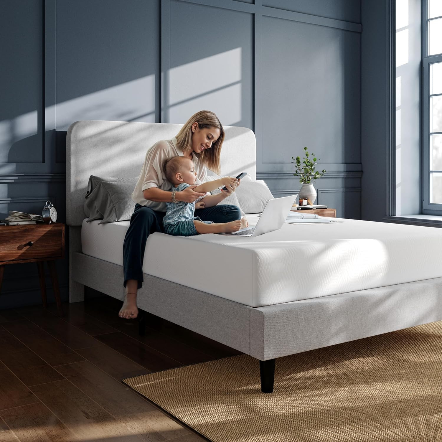 Cloud 3-Layer Memory Foam Mattress, Cooling Gel, Green Tea Infusion, Certipur-Us