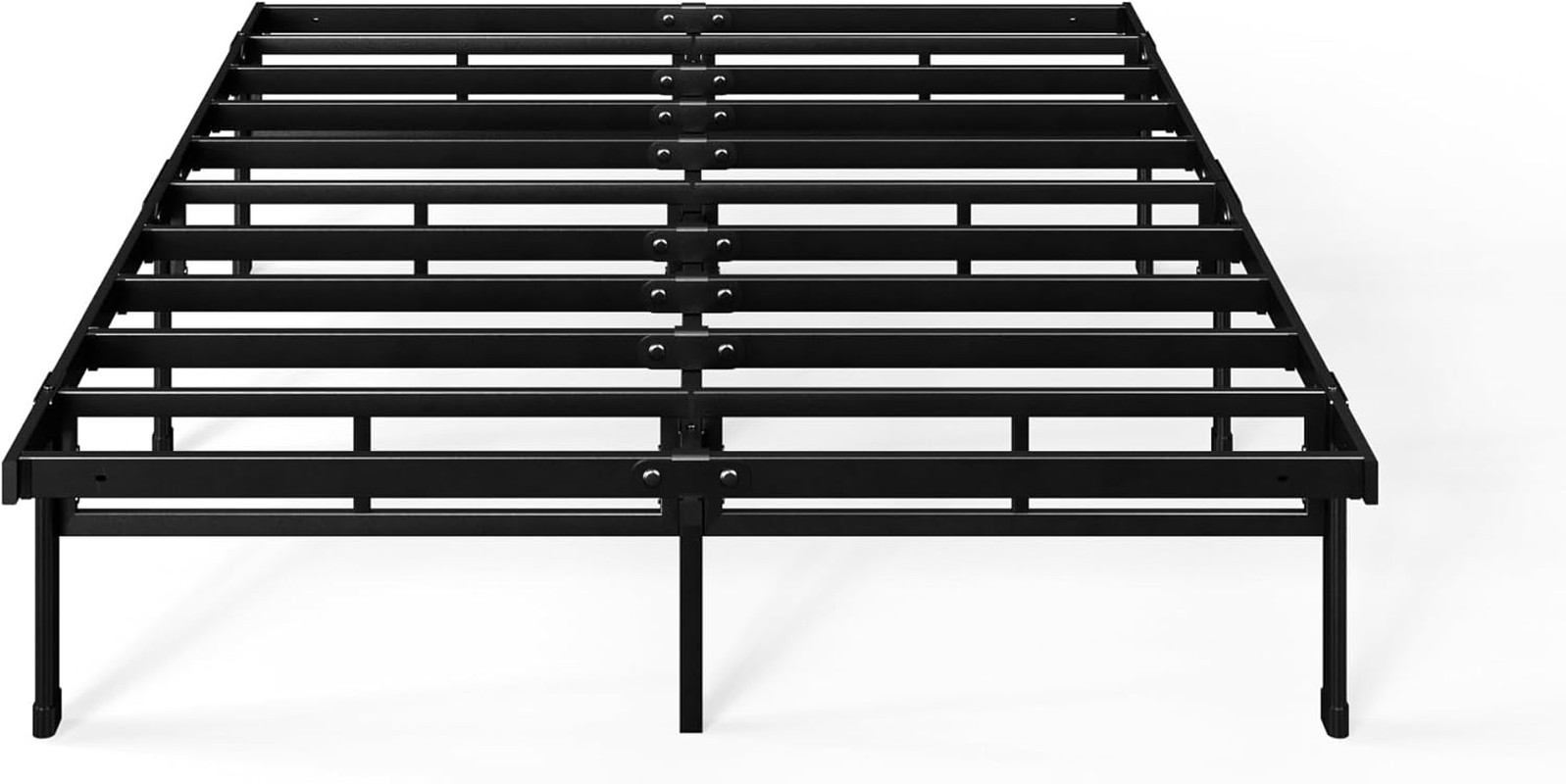 Justin 14″ Easy Assembly Mattress Foundation – Steel Support, No Box Spring Need