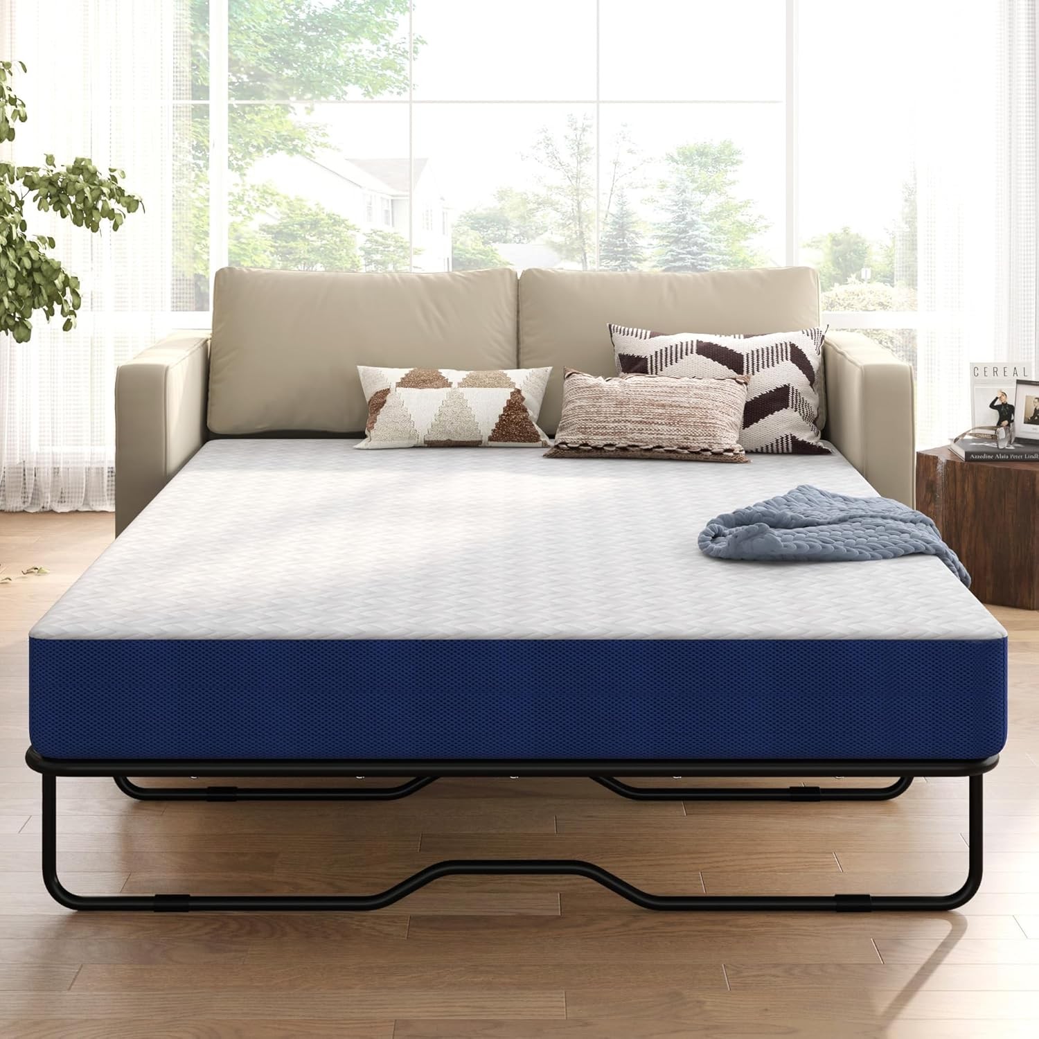 4-Inch Memory Fo Sofa Bed Mattr Replacement Full Size, Pull Out Couch