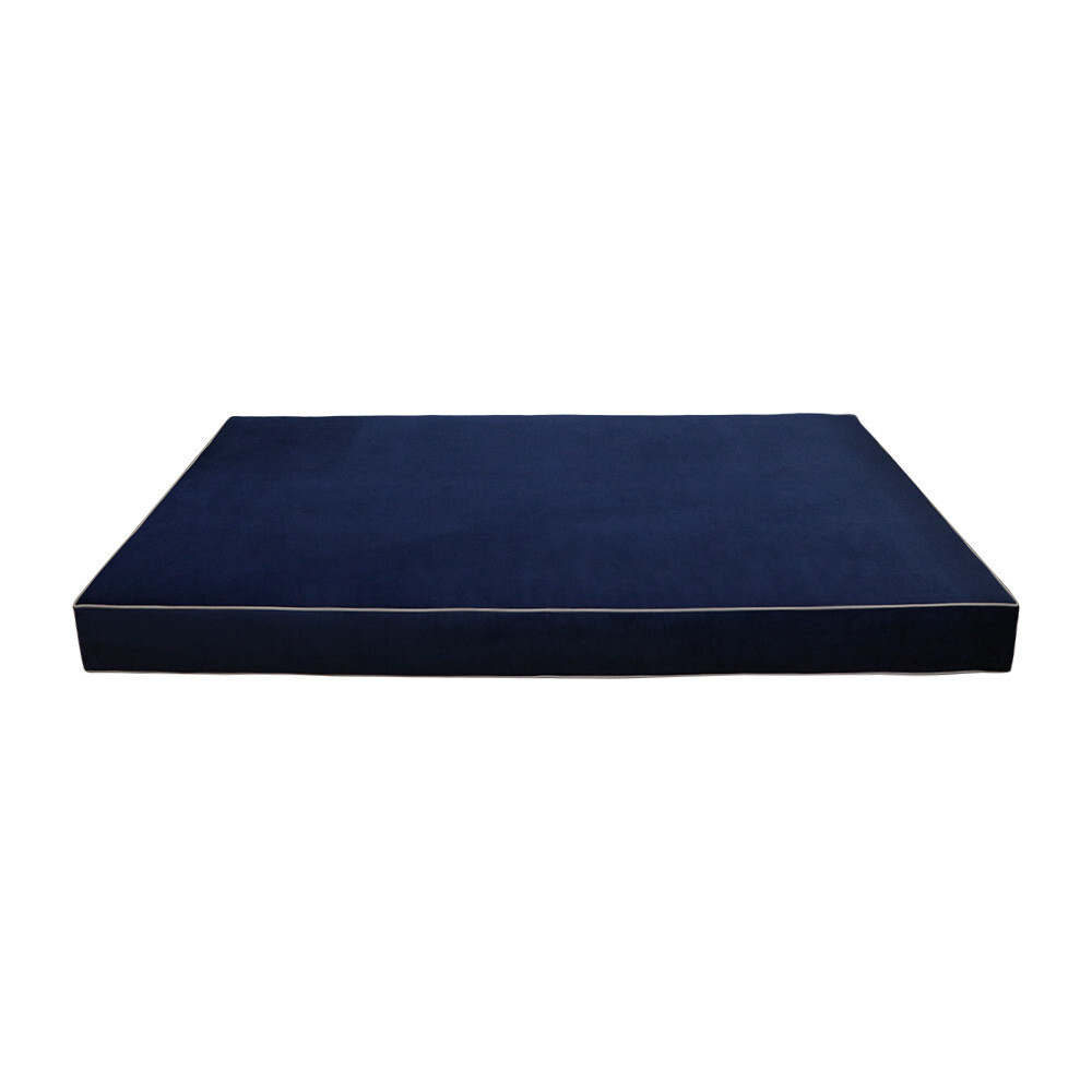 Contrast Pipe 8″ FULL 75x54x8 Velvet Indoor Daybed Mattress COVER ONLY-AD373