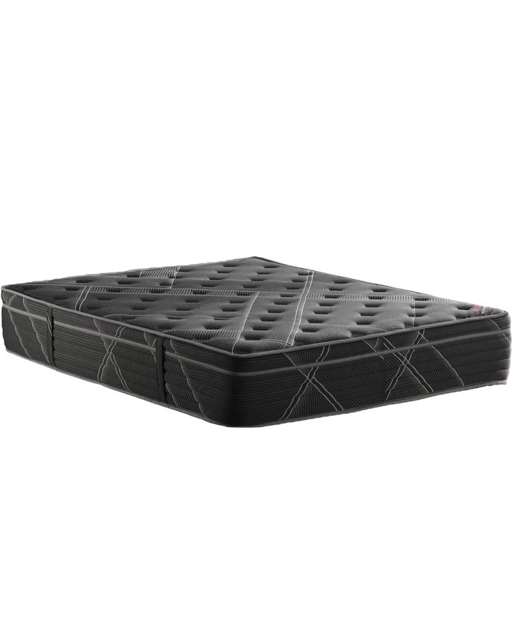 Ottomanson Twin 13″ Luxury Black vSilver Eurotop Mattress