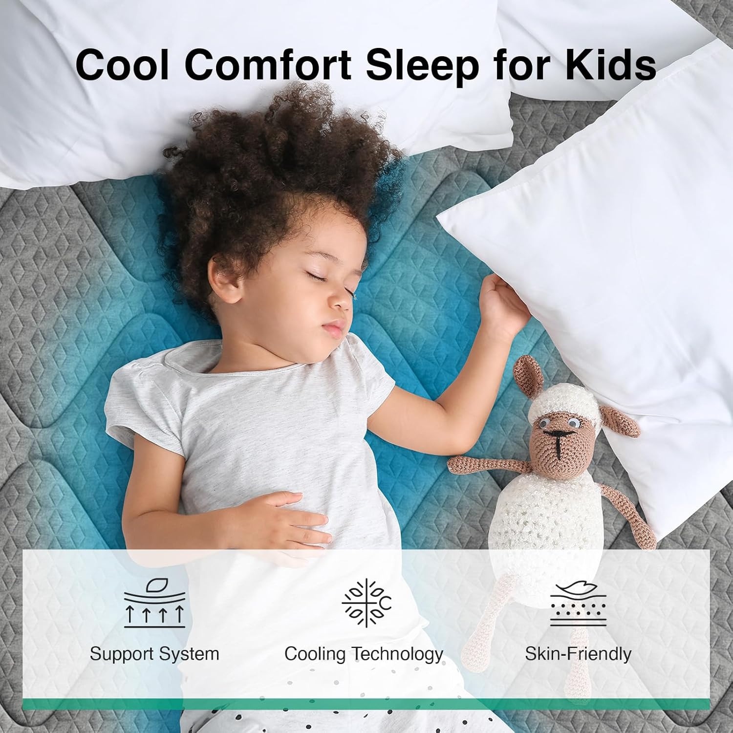 8 Inch Twin Size Mattress,Twin Hybrid Mattress for Kids with Pocketed Coils & Ge