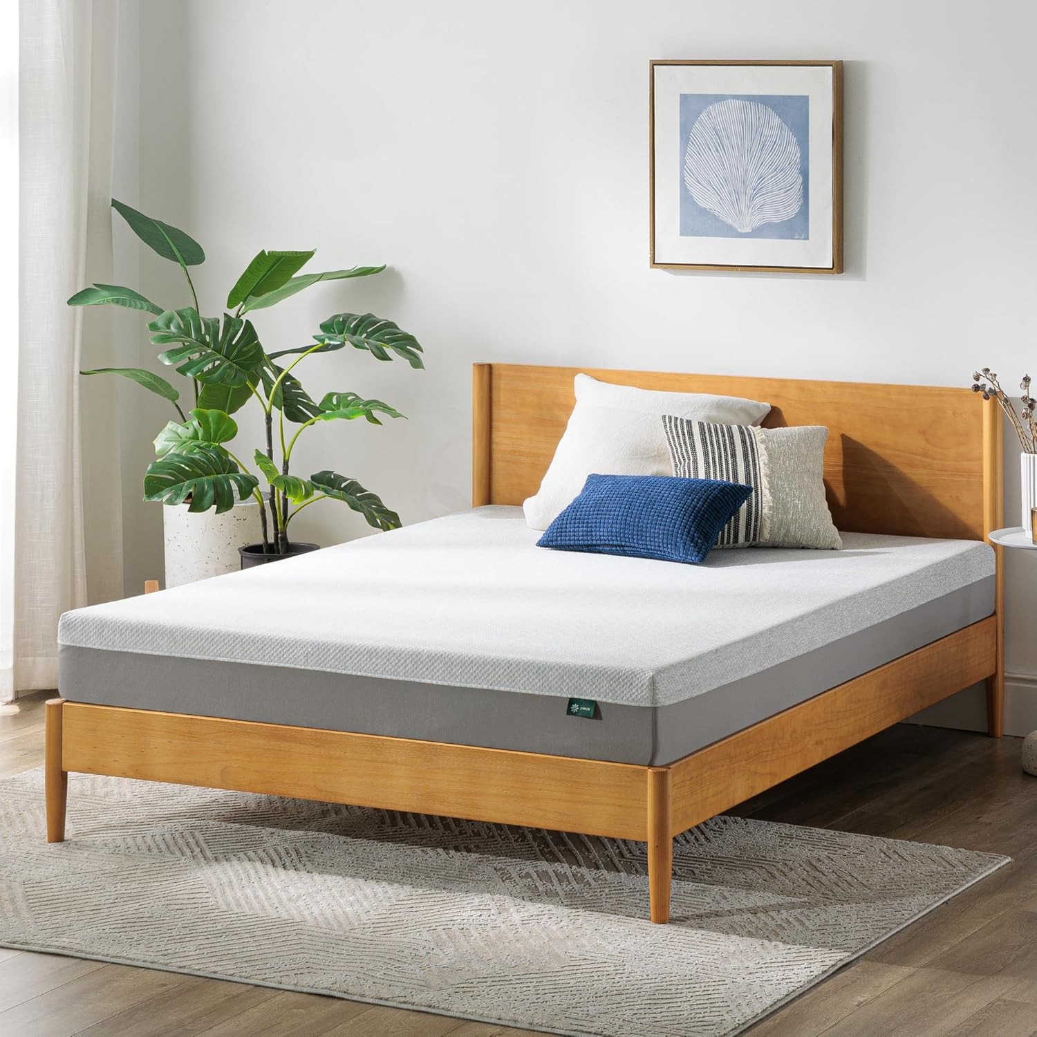 Zinus 6 Inch Ultima Memory Foam Mattress [New Version] Full Fiberglass Free