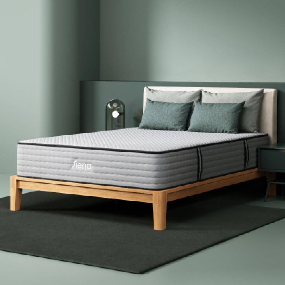 12″ Hybrid California King Mattress – Medium Firm, 180-Night Trial, Pressure Rel