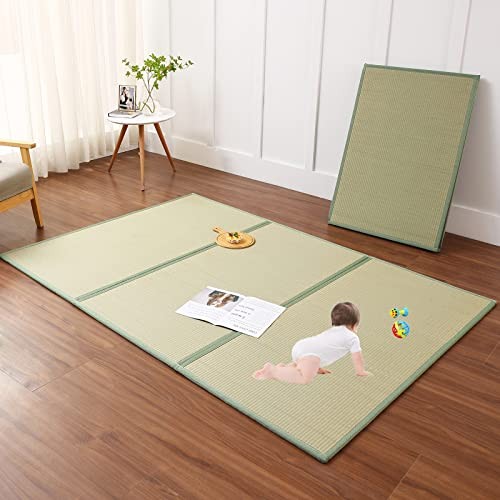 Tatami Mat (79″ x 39″ x 0.5″), Japanese Traditional Tatami Mattress, Twin