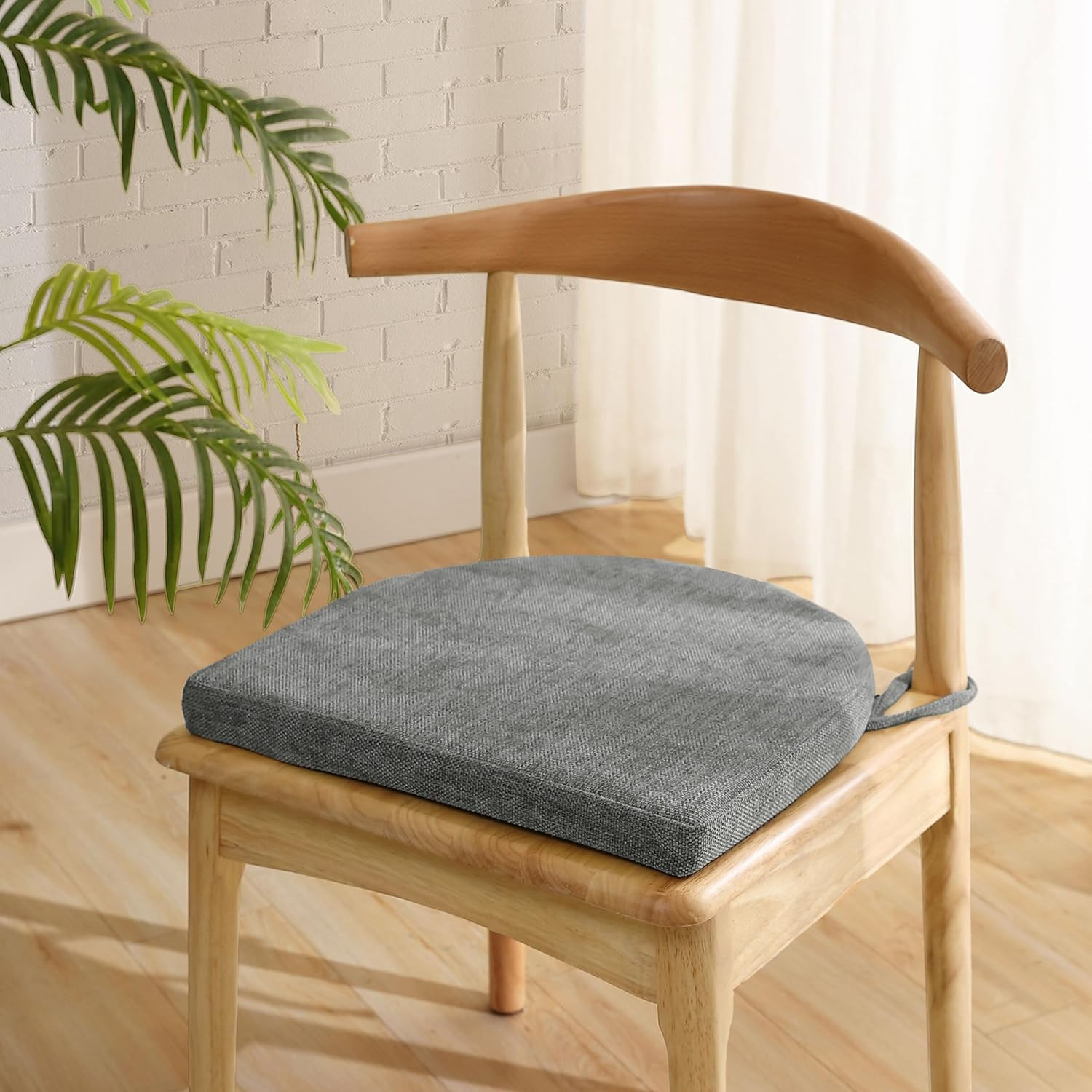 Chair Cushions: Premium High-Density Memory Foam Seat Cushion for Office, Home,