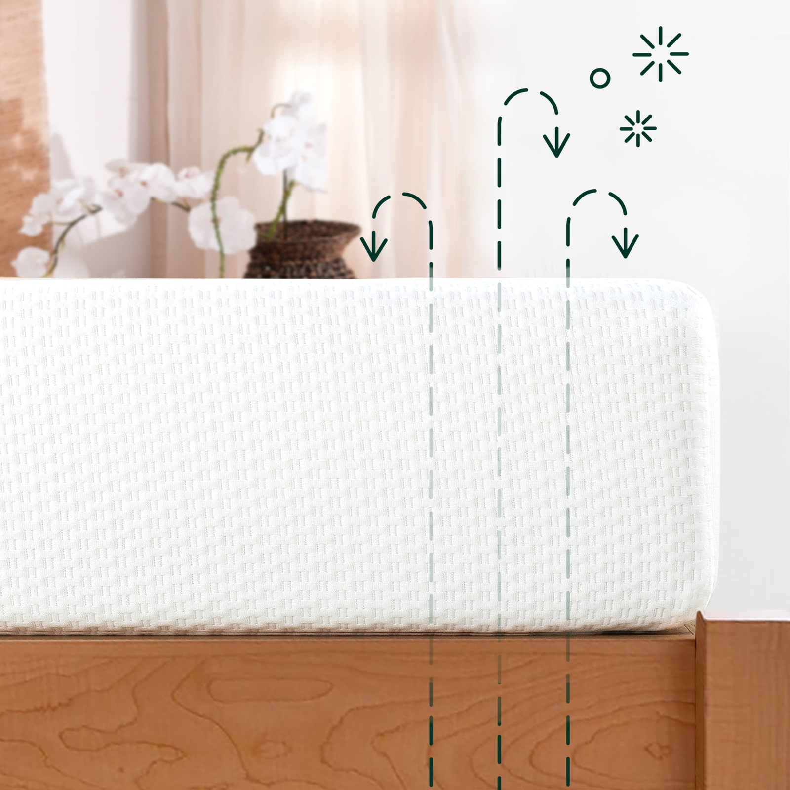 6 inch Memory Foam Mattress Full Size Bed Cool Firm Sleep NEW Spa Sensations