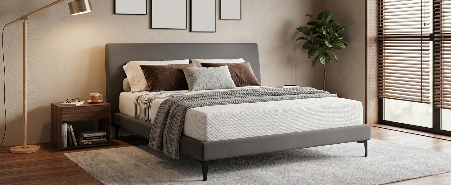 King Size Memory Foam Mattress 12 Inch for Cooling Night Sleep Comfort Support