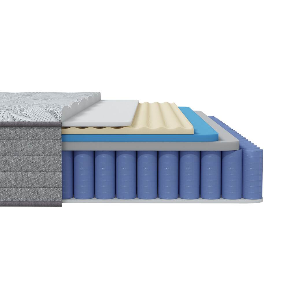 12″ Gel Memory Hybrid Mattress in a Box, Twin XL Full Queen Size, Medium Firm