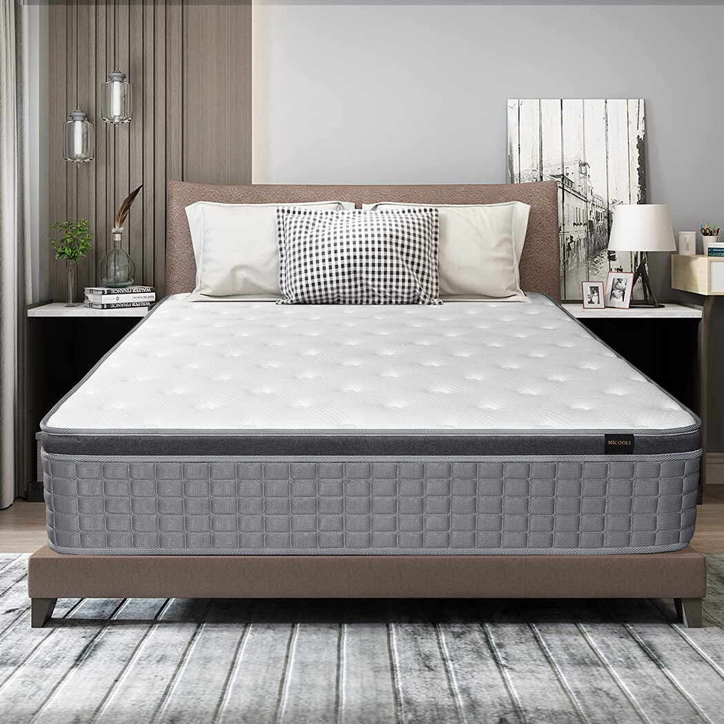 12″/14″ Gel Memory Foam Mattress Hybrid Spring Comfy Twin Full Queen King Size