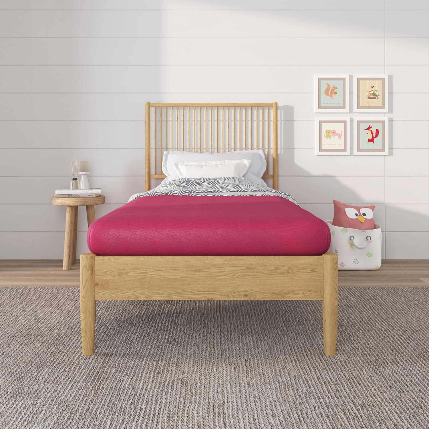 5 Inch Twin Memory Foam Mattress, Medium Feel, Certipur-Us Certified, Bed in a B