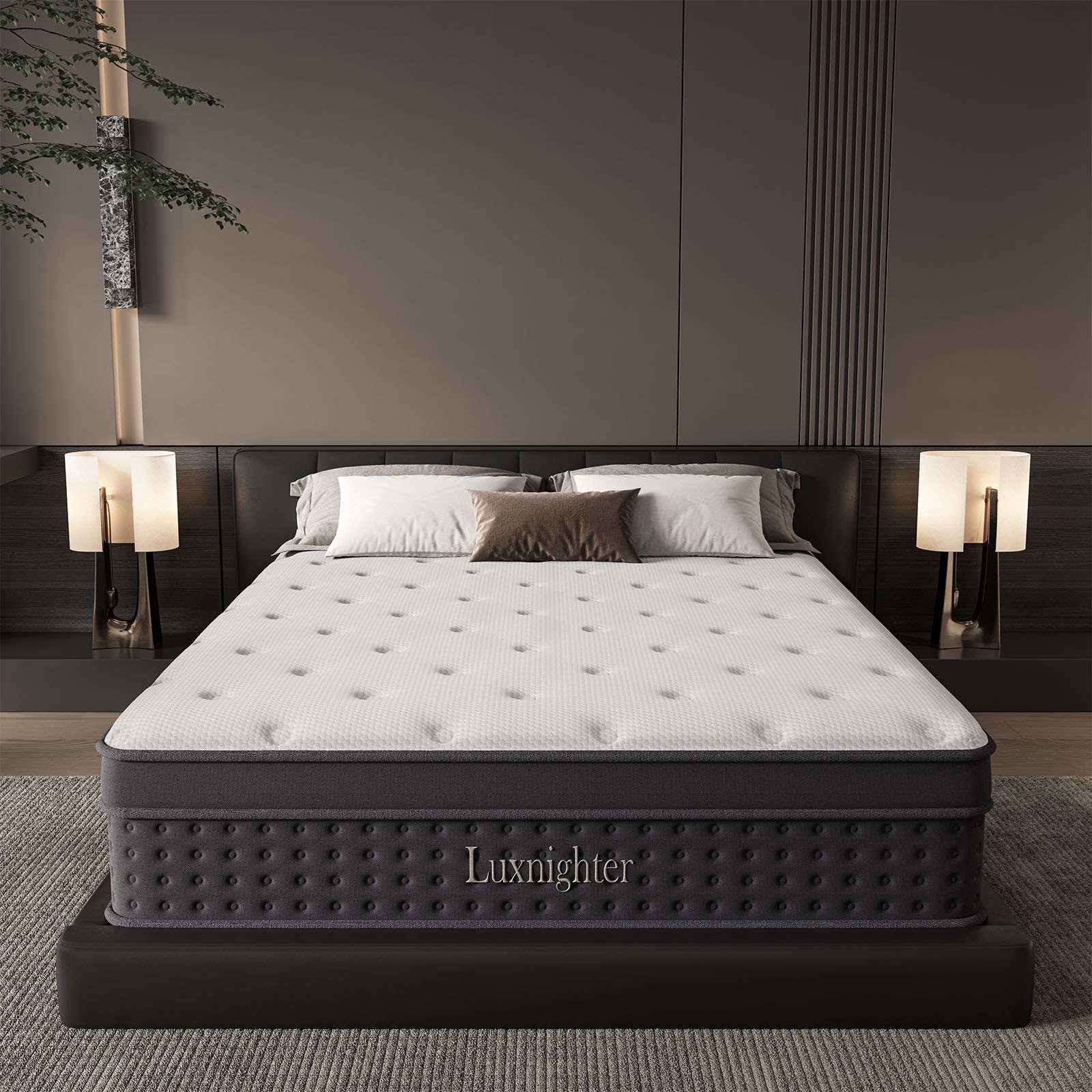 Twin Size Mattress, 12 Inch Twin Mattress in a Box, Cooling Matress with Memory