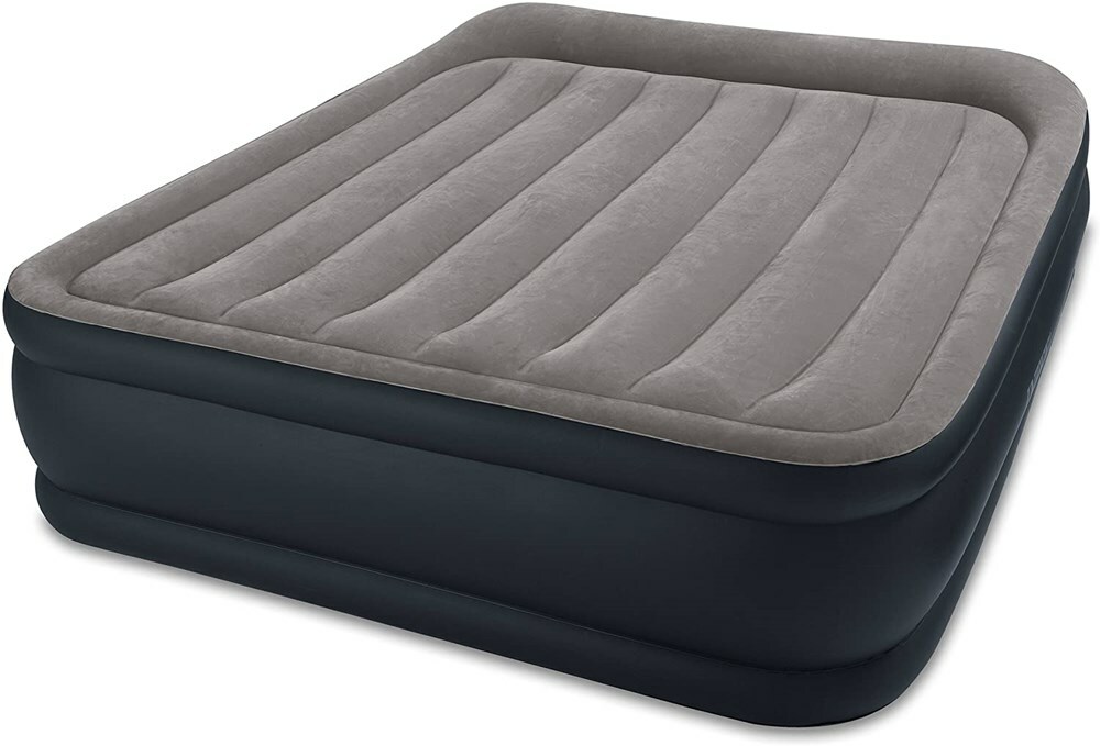 INTEX 16.5 QUEEN Dura-Beam Standard Series Deluxe Pillow Rest Raised Airbed