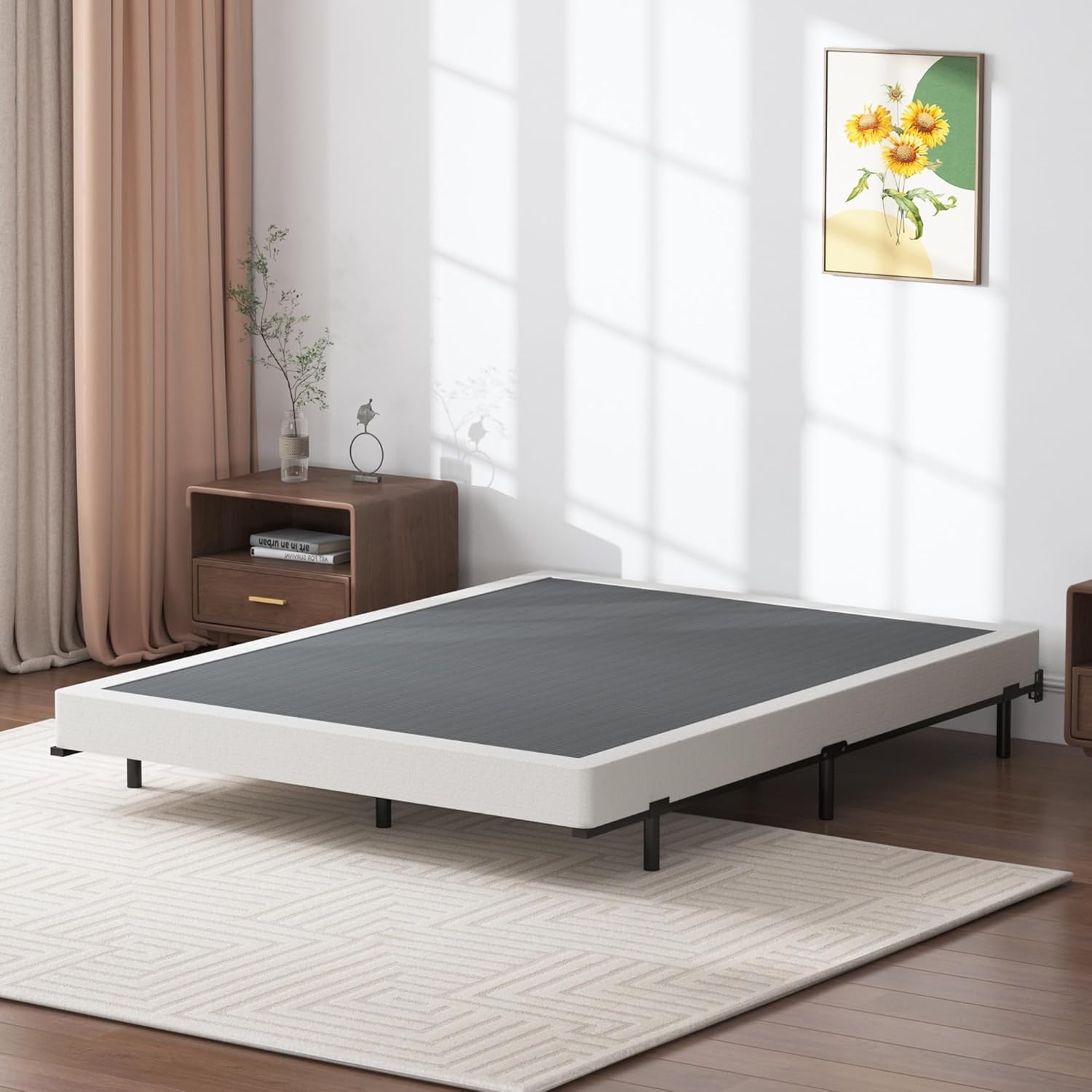 Box Spring Full 3 Inch Heavy Duty Low Profile Metal Box Springs Full Bed Home
