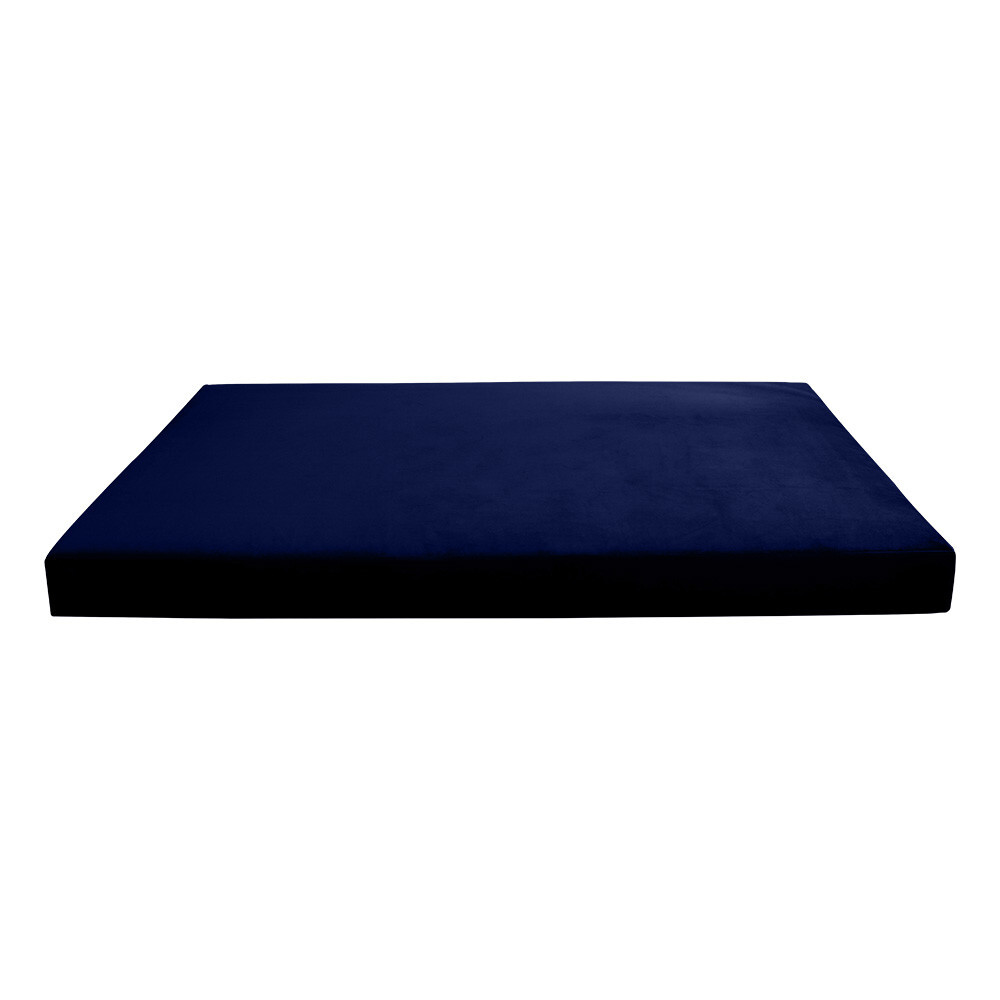 Knife Edge 6″ Twin Size 75x39x6 Velvet Indoor Daybed Mattress |COVER ONLY|-AD373