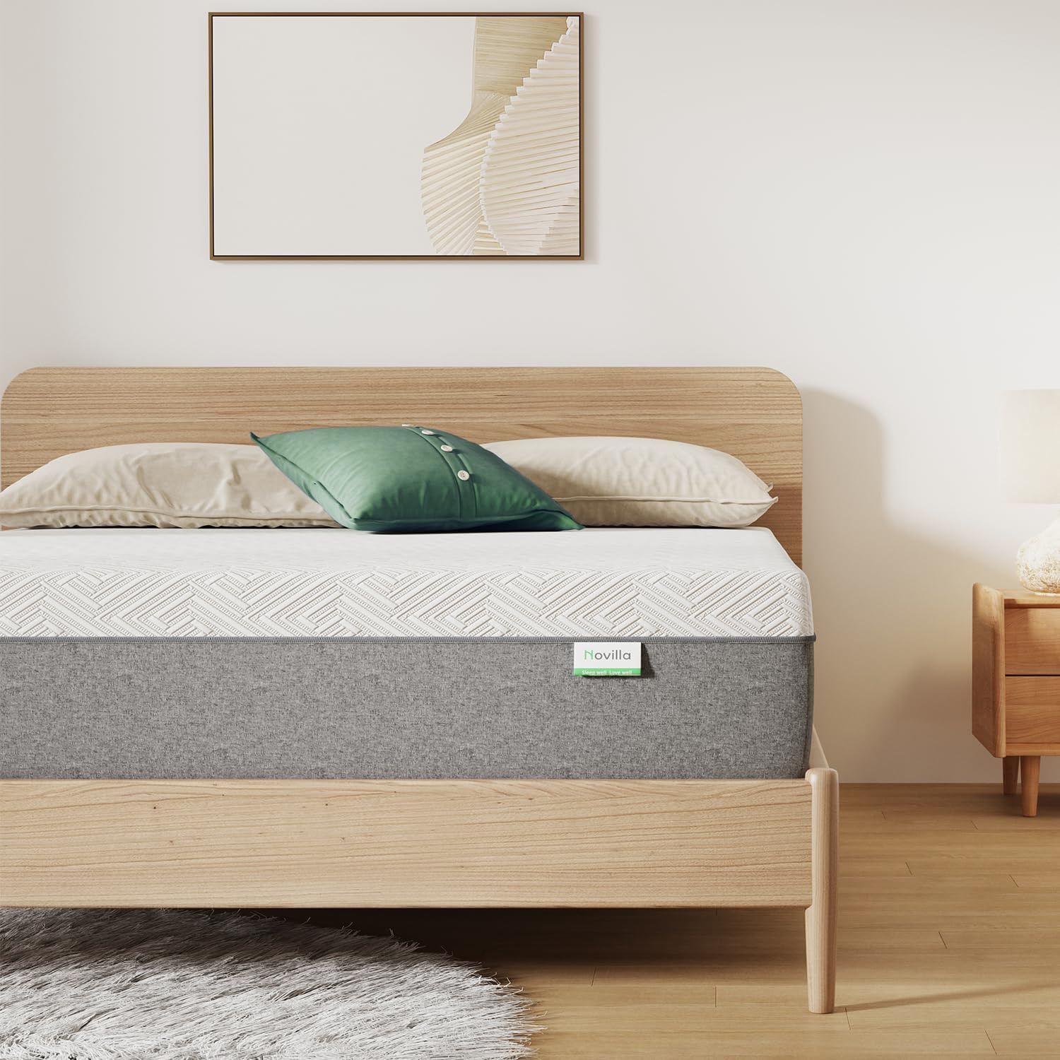 Full Mattress, 6-Inch Gel Memory Foam Mattress for Cool Night Sleep & Pressure R