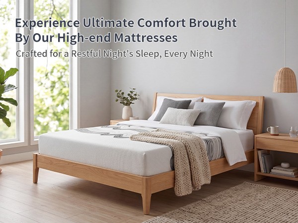 King Size Memory Foam Mattress 12 Inch for Cooling Night Sleep Comfort Support
