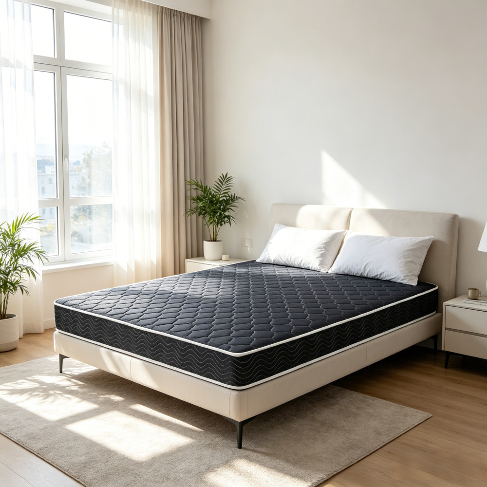6 Inch Full Waterproof Foam Mattress,Quilted Breathable Fabric Cool Sleeping
