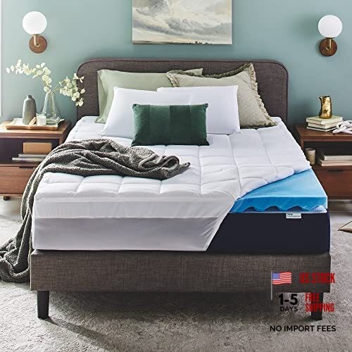 Dual Layer 4 Inch Memory Foam Mattress Size, Ultra Full Topper Plush Support
