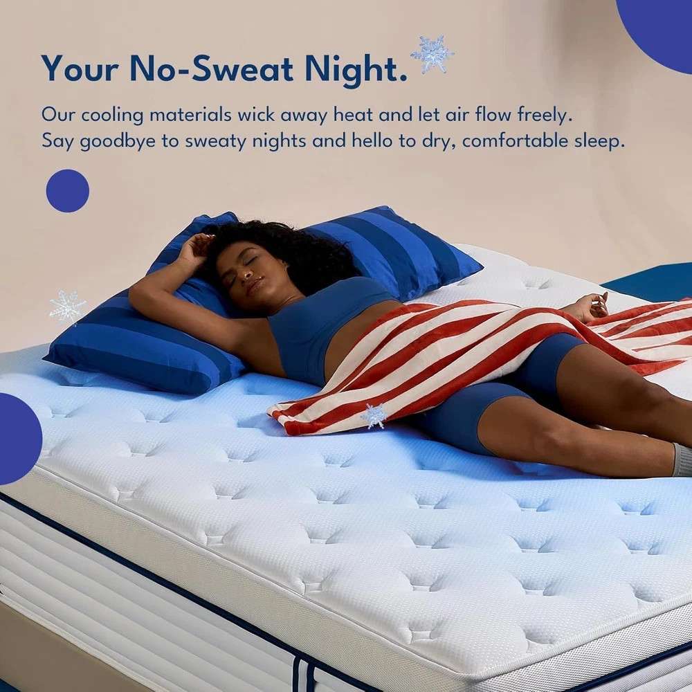 Full Size Mattress 12 Inch with Zoned Support, Medium Feel, Reinforced Edge Coil