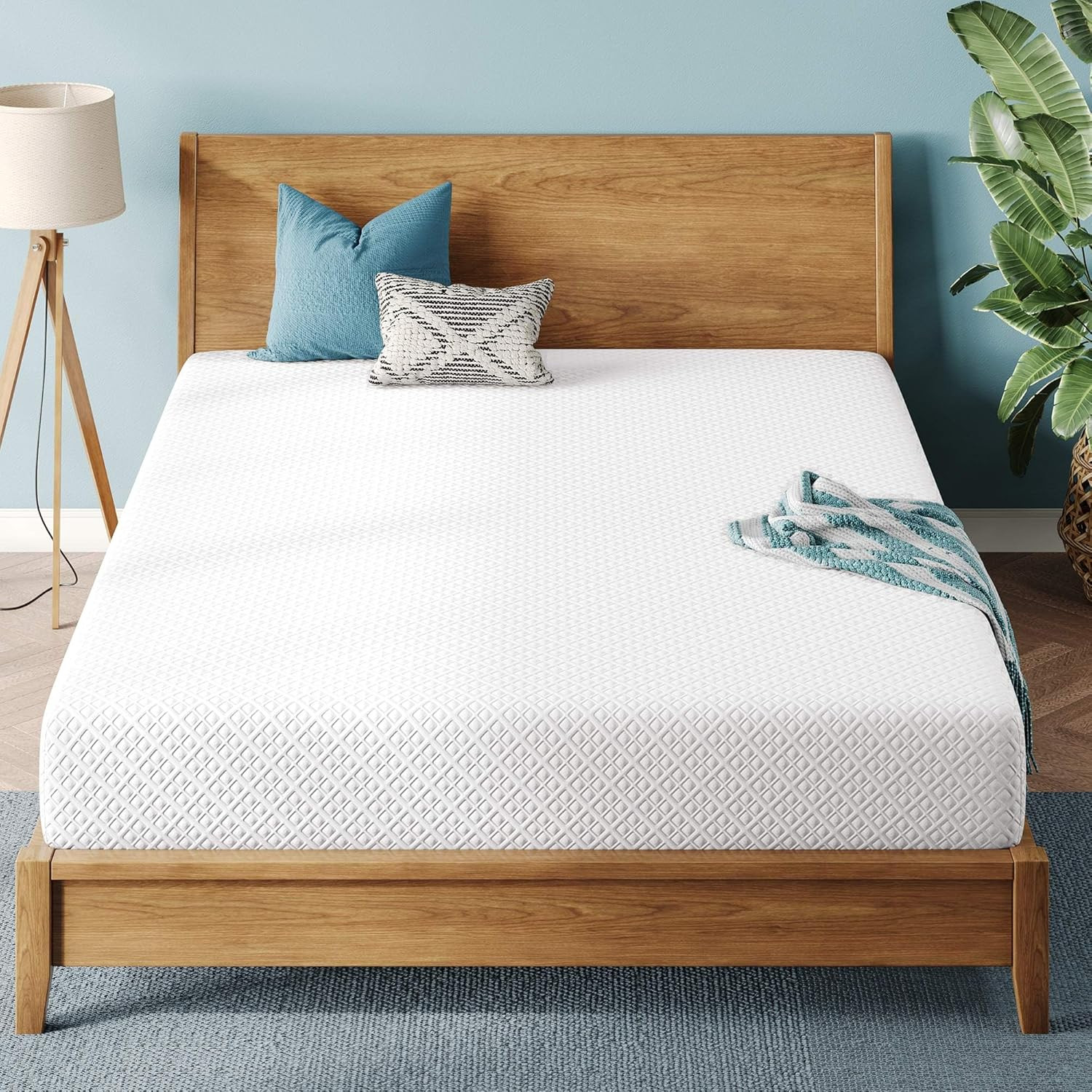 8 Inch Full Gel Memory Foam Mattress Fiberglass Free, Certipur-Us Certified, Coo