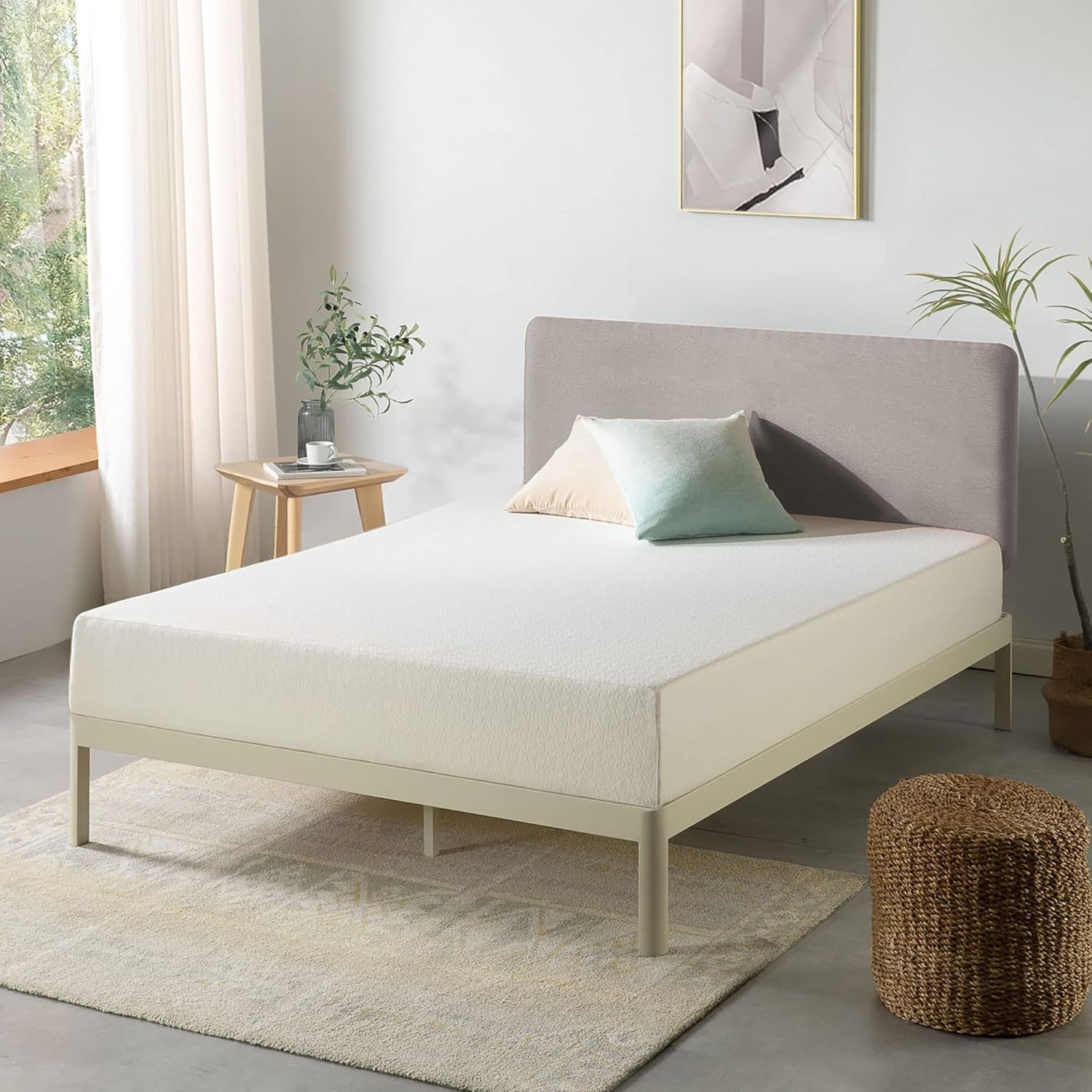 Eco-Friendly 8 Inch Memory Foam Mattress – Infused with Green Tea for Comfort