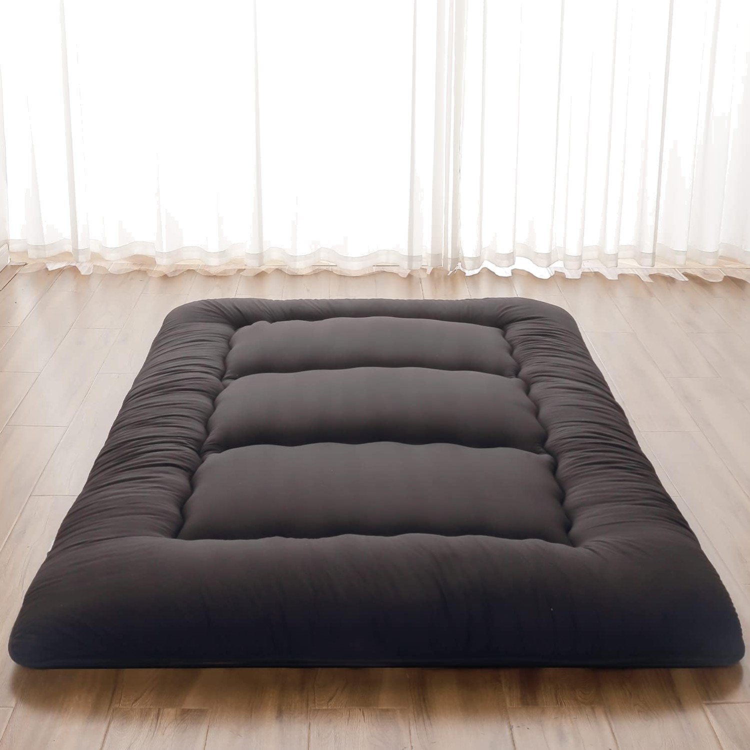 Japanese Futon Mattress Twin Memory Foam Foldable Portable Tatami Bed